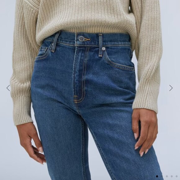 NWOT Everlane The Original Cheeky jean in size 35 crop - Picture 3 of 4